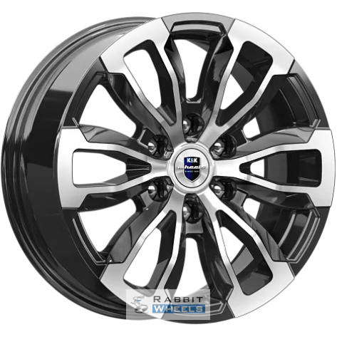 K&K Меконг 7.5x18 6*139.7 ET42 DIA75.1 Алмаз черный Литой