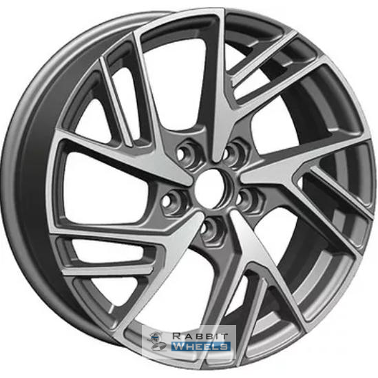 Khomen KHW 1722 6.5x17 5*114.3 ET45 DIA67.1 Gray-FP Литой