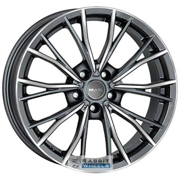 MAK Mark 8x18 5*112 ET30 DIA66.6 Gunmetal Mirror Face Литой