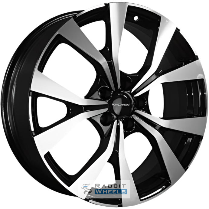 Khomen KHW 1906 7x19 5*114.3 ET45 DIA67.1 Black-FP Литой