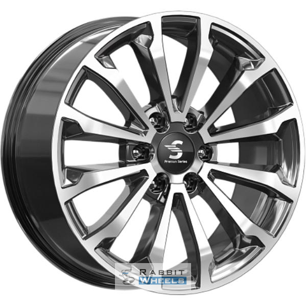 Скад КР006 8.5x20 6*139.7 ET33 DIA75.1 Алмаз черный Литой