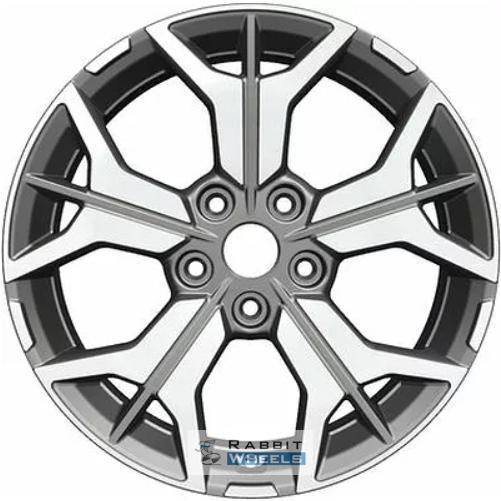 Khomen KHW 1715 7x17 5*114.3 ET48 DIA67.1 Gray-FP Литой