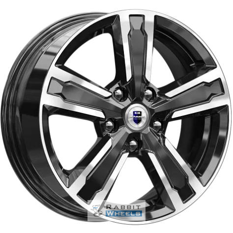 K&K Оклахома 6.5x16 5*108 ET37 DIA65.1 Алмаз черный Литой