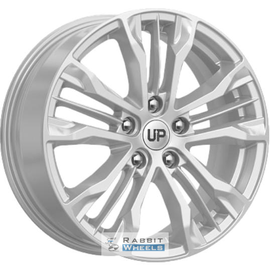 Wheels UP UP106 7x17 5*114.3 ET40 DIA67.1 Silver Classic Литой