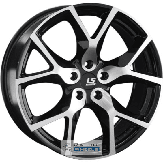 LS FlowForming RC12 8.5x20 5*112 ET30 DIA66.6 BKF Литой