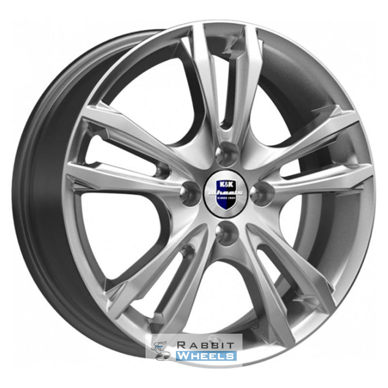 K&K Samara 6x16 4*100 ET49 DIA54.1 Сильвер SK Литой