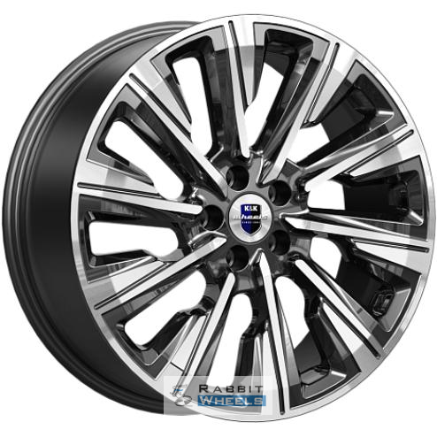K&K Галего 7.5x19 5*108 ET33 DIA67.1 Алмаз черный Литой