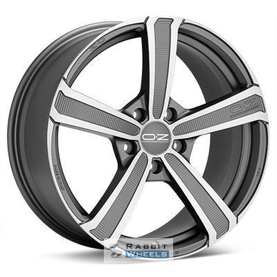 OZ Montecarlo HLT 9.5x20 5*112 ET33 DIA79 Matt Dark Graphite Diamond Cut Литой