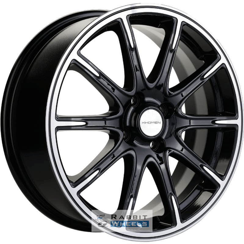 Khomen KNW 1707 6.5x17 4*100 ET50 DIA60.1 Black-FP Литой