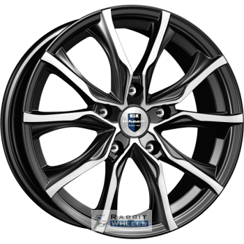 K&K Твист 7.5x17 5*110 ET39 DIA65.1 Алмаз черный Литой