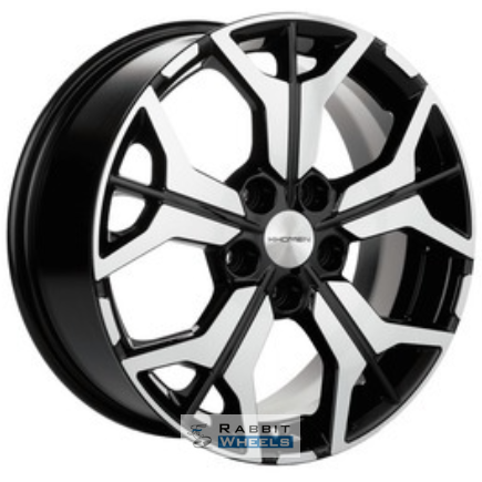 Khomen KHW 1715 7x17 5*114.3 ET45 DIA67.1 Black-FP Литой