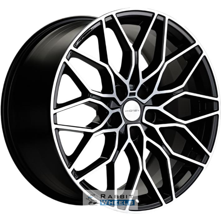 Khomen KNW 1902 8.5x19 5*112 ET30 DIA66.6 Black-FP Литой