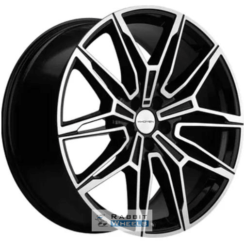 Khomen KNW 2105 9.5x21 5*112 ET37 DIA66.6 Black-FP Литой