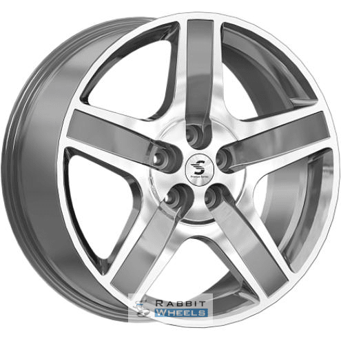 K&K КР008 8.5x20 5*112 ET35 DIA66.6 Diamond gloss graphite Литой