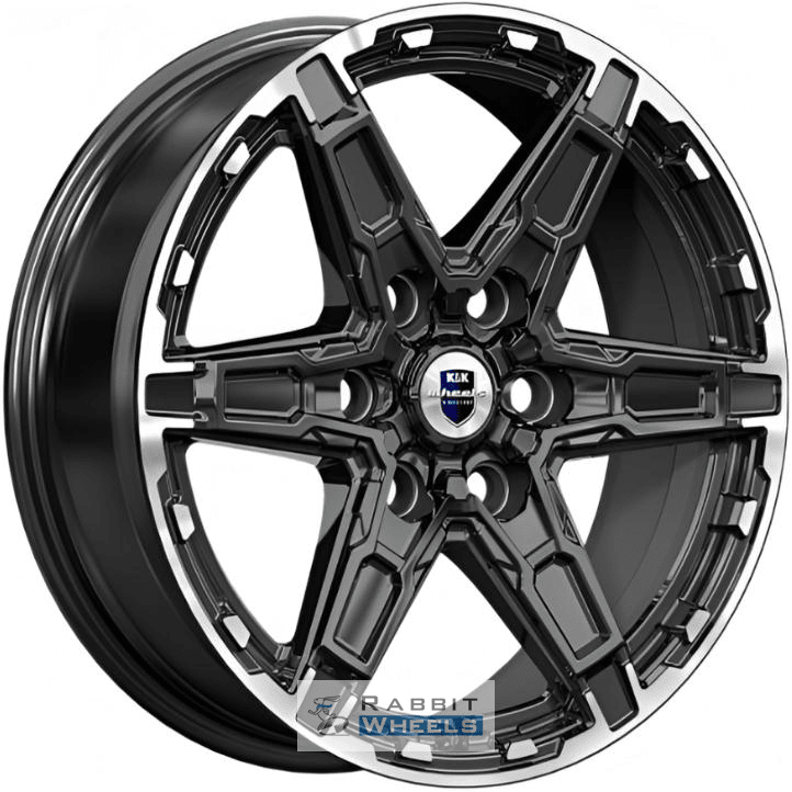 K&K Дистрикт 8x18 6*139.7 ET30 DIA106.1 Черный бриллиант Литой