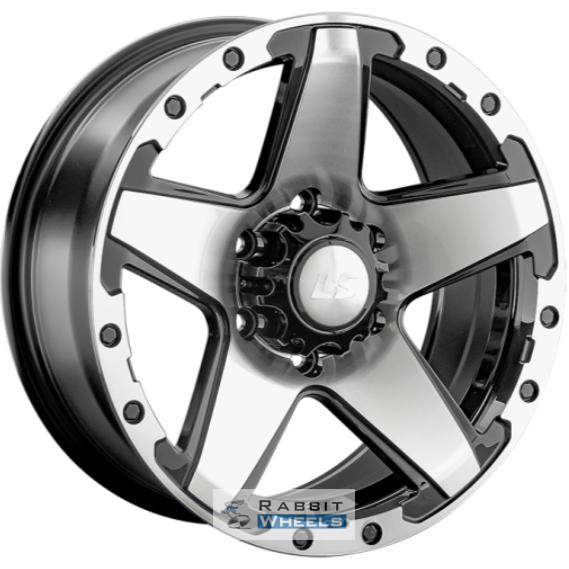 LS 1284 8x17 6*139.7 ET30 DIA100.1 BKF Литой