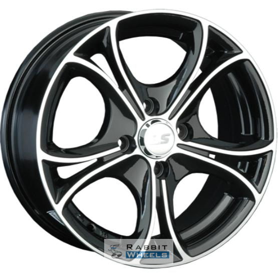 LS 393 7.5x17 5*112 ET45 DIA57.1 BKF Литой