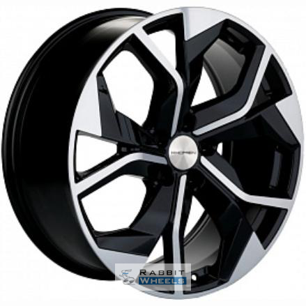 Khomen KNW 2006 8.5x20 5*112 ET37 DIA66.6 Black-FP Литой