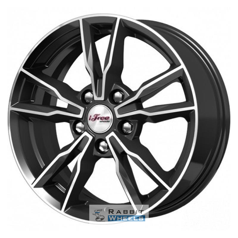 iFree Икигай 6.5x16 5*108 ET50 DIA63.3 Блэк Джек Литой