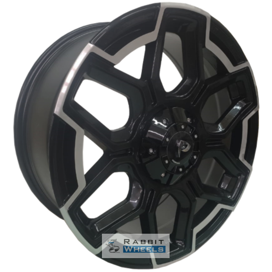 Powcan BK5260 8.5x20 5*108 ET35 DIA66.6 BLK Polish Литой