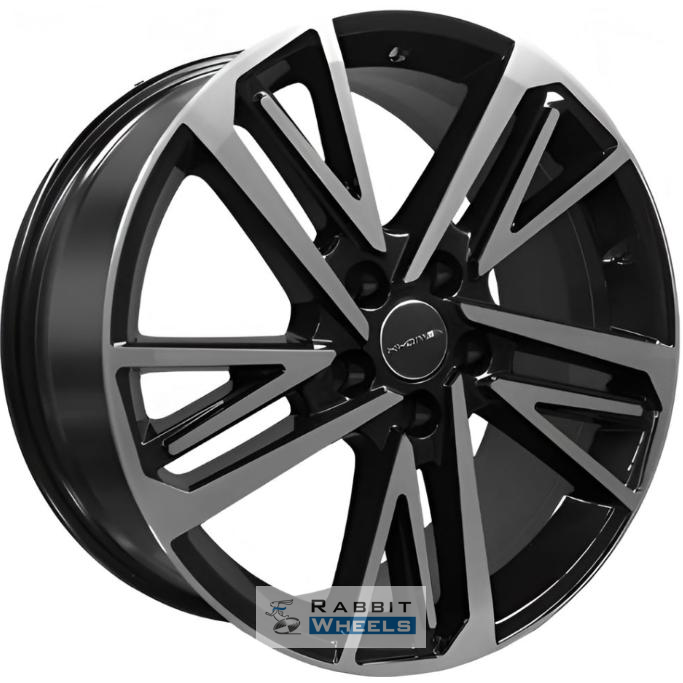 Khomen KHW 1815 8x18 5*108 ET41 DIA65.1 Black-FP Литой