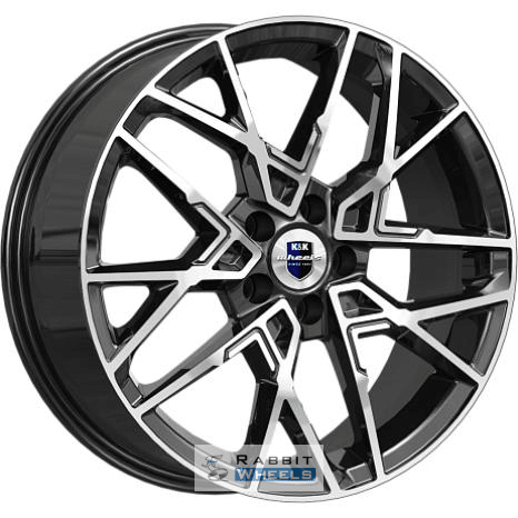 K&K Вудроф 7x18 5*114.3 ET48 DIA56.1 Алмаз черный Литой
