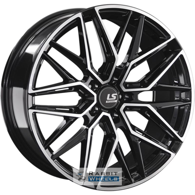 LS FlowForming RC59 8.5x19 5*108 ET30 DIA65.1 BKF Литой