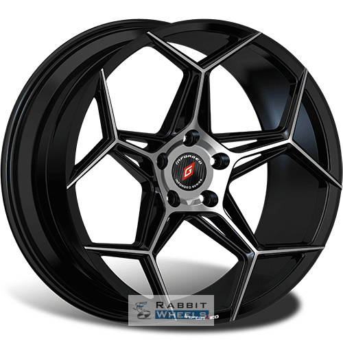 Inforged IFG40 9.5x19 5*112 ET42 DIA66.6 Black Machined Литой