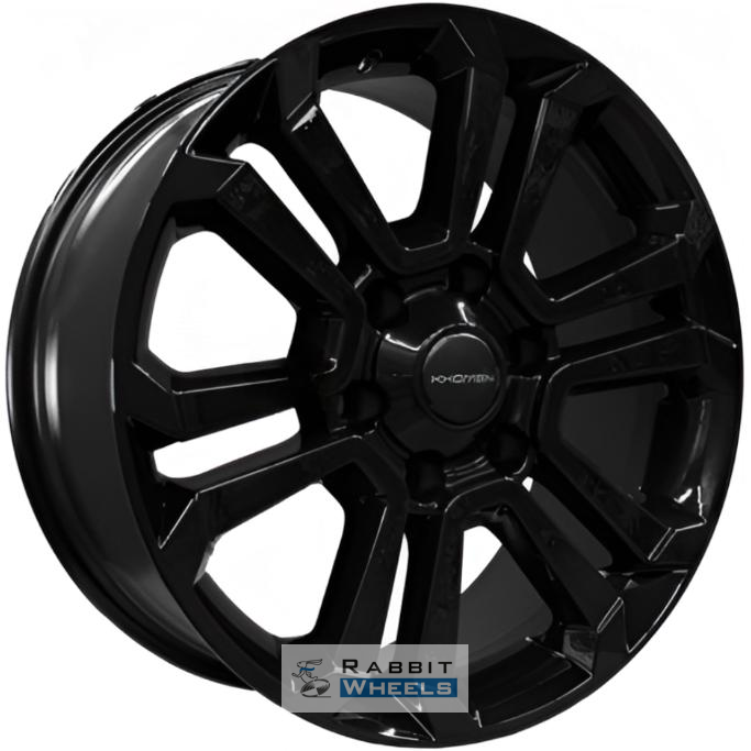 Khomen KHW 1817 7.5x18 6*139.7 ET30 DIA106.1 Black Литой