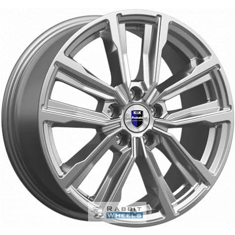 K&K Лацио 7.5x17 5*108 ET45 DIA67.1 Дарк платинум Литой