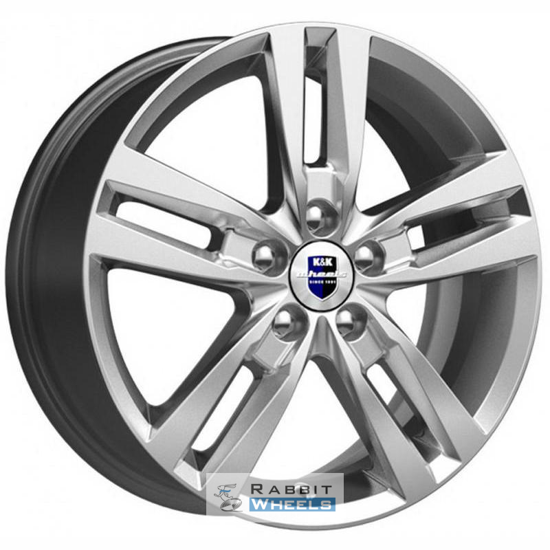 K&K Rassvet 6.5x16 5*114.3 ET45 DIA67.1 Сильвер Литой