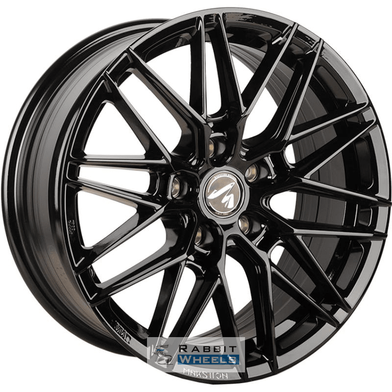 Makstton MST Faster GT 715 8.5x19 5*108 ET38 DIA63.3 PIANO BLACK WITH MILLING Литой