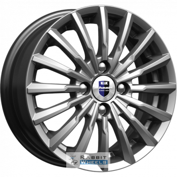 K&K Акцент 7x17 4*100 ET43 DIA60.1 Дарк платинум Литой