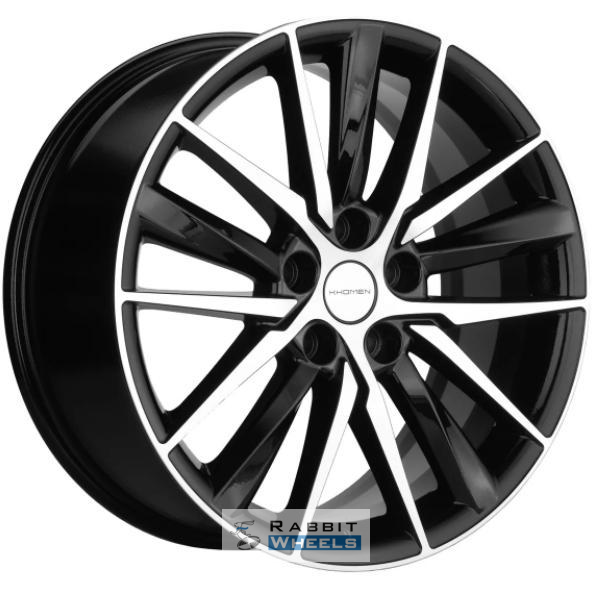 Khomen KNW 1807 8x18 5*114.3 ET50 DIA60.1 Black-FP Литой