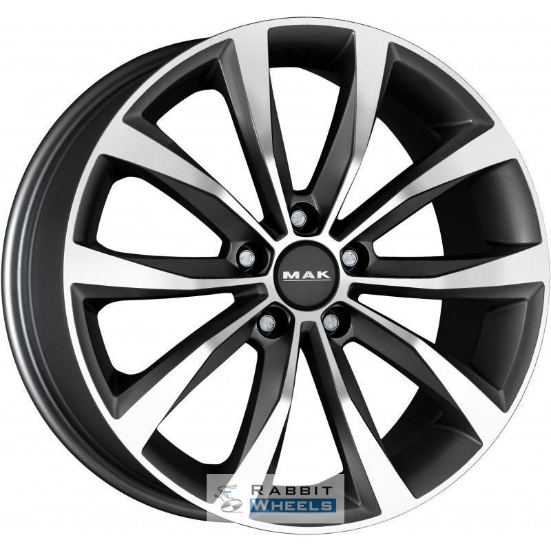 MAK Wolf 7x17 5*98 ET41 DIA58.1 Gunmetal Mirror Face Литой