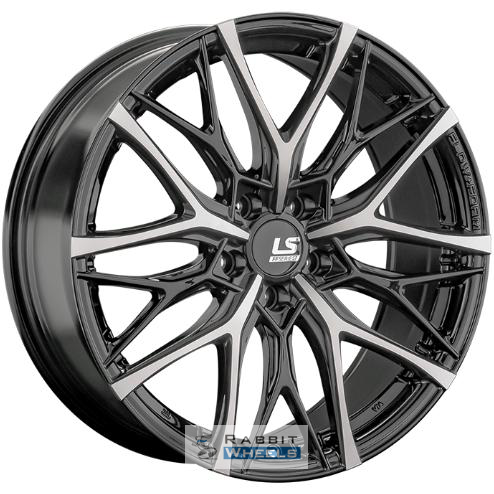 LS RC84 8x18 5*108 ET36 DIA65.1 BKF Литой