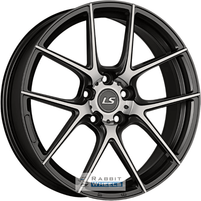 LS FlowForming RC06 7.5x17 5*114.3 ET40 DIA67.1 BKF Литой