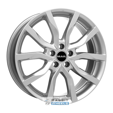 MAK Koln 9.5x20 5*130 ET50 DIA71.6 Silver Литой