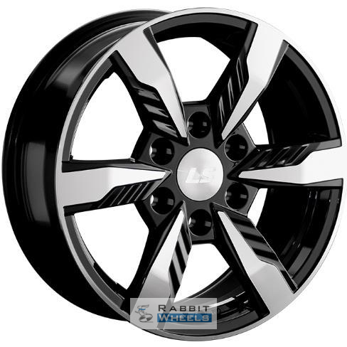 LS 1301 7.5x17 6*139.7 ET30 DIA106.1 BKF Литой