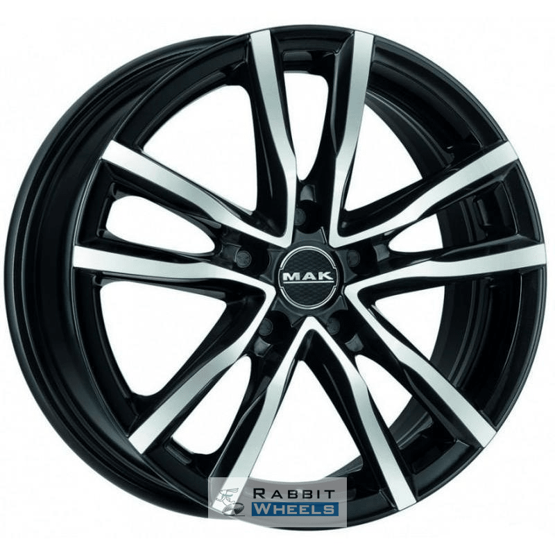 MAK Milano 6.5x16 5*108 ET45 DIA72.3 Black mirror Литой