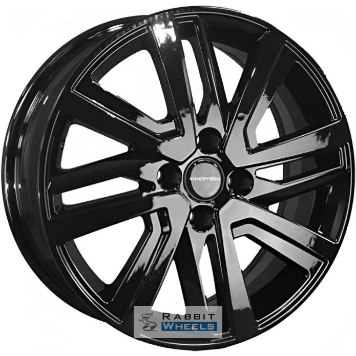 Khomen KHW 1609 6x16 4*100 ET47 DIA56.6 Black Литой