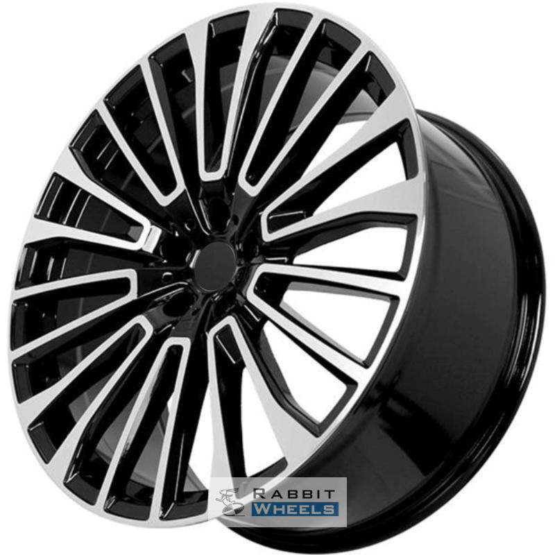 Sakura Wheels QC1667 9.5x22 5*112 ET32 DIA66.6 BKF Литой
