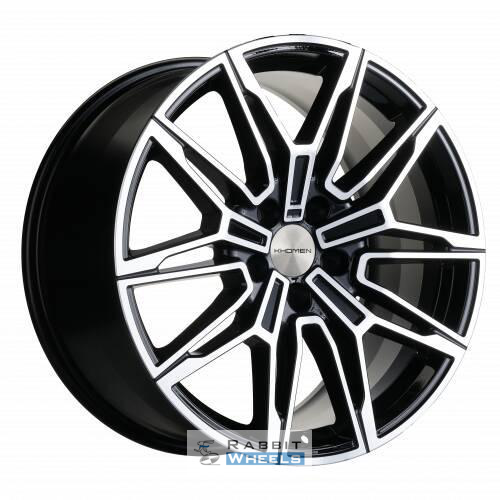Khomen KNW 1904 8.5x19 5*112 ET30 DIA66.6 Black-FP Литой