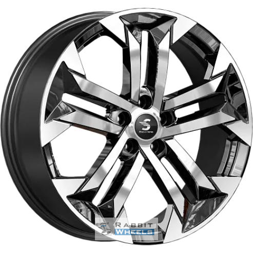 Скад КР015 7.5x19 5*108 ET47 DIA60.1 Алмаз черный Литой