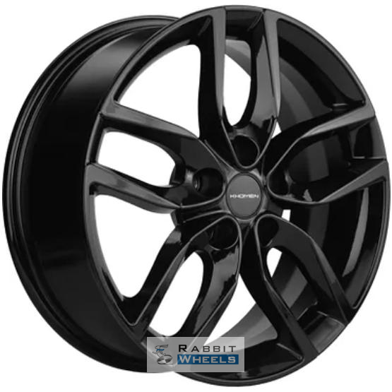 Khomen KHW 1708 6.5x17 5*114.3 ET37 DIA66.6 Black Литой