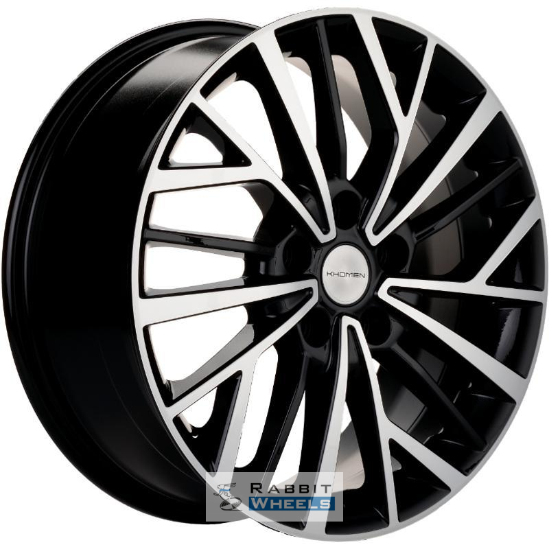 Khomen KHW 1717 7x17 5*114.3 ET48 DIA56.1 Black-FP Литой
