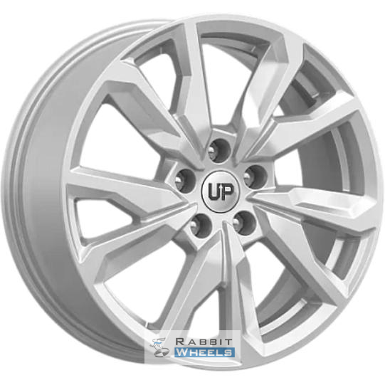 Wheels UP UP114 7x17 5*115 ET43 DIA70.1 Silver Classic Литой