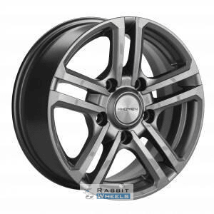 Khomen KHW 1602 6.5x16 5*139.7 ET40 DIA98.5 Black Литой