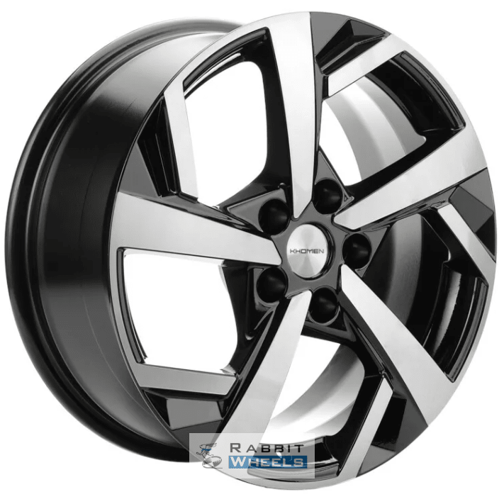 Khomen KHW 1712 7x17 5*110 ET45 DIA67.1 Black-FP Литой