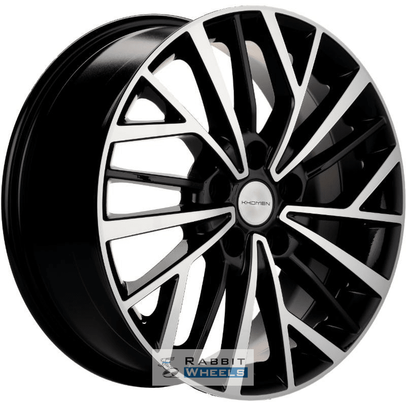 Khomen KNW 1717 7x17 5*114.3 ET45 DIA60.1 Black-FP Литой
